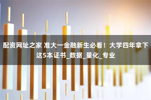 配资网址之家 准大一金融新生必看！大学四年拿下这5本证书_数据_量化_专业