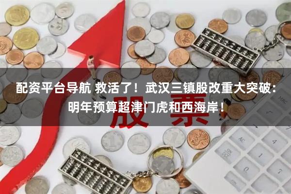 配资平台导航 救活了！武汉三镇股改重大突破：明年预算超津门虎和西海岸！
